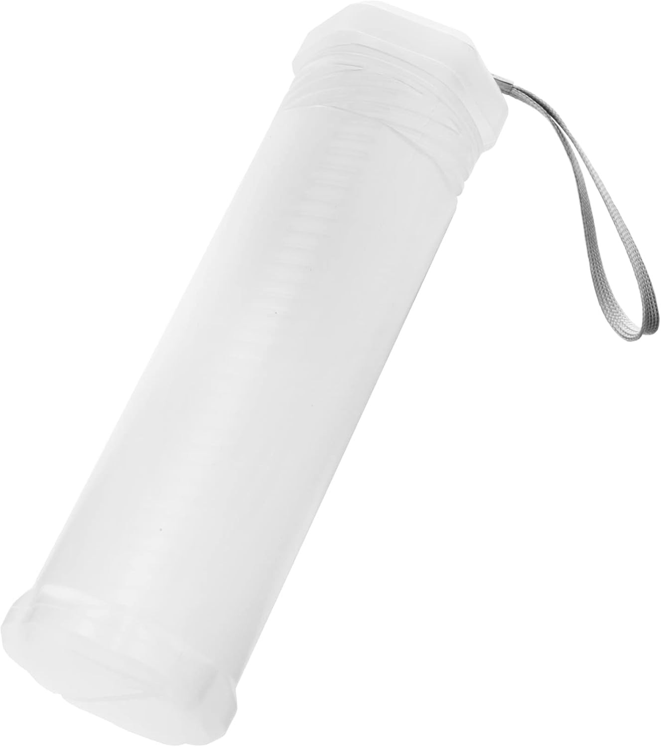 4-Pack Extendable Artist Storage Tubes 8.5–15in, 2.4in, Translucent Lanyard Case