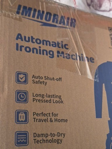 AUTOMATIC IRONING MACHINE, PORTABLE HANDS-FREE WRINKLE REMOVER-BRAND NEW IN BOX!
