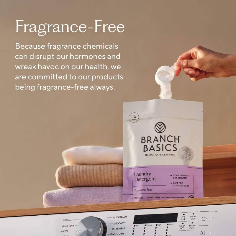 Fragrance-Free Laundry Detergent Powder, Sensitive Formula, 45 Uses, Resealable