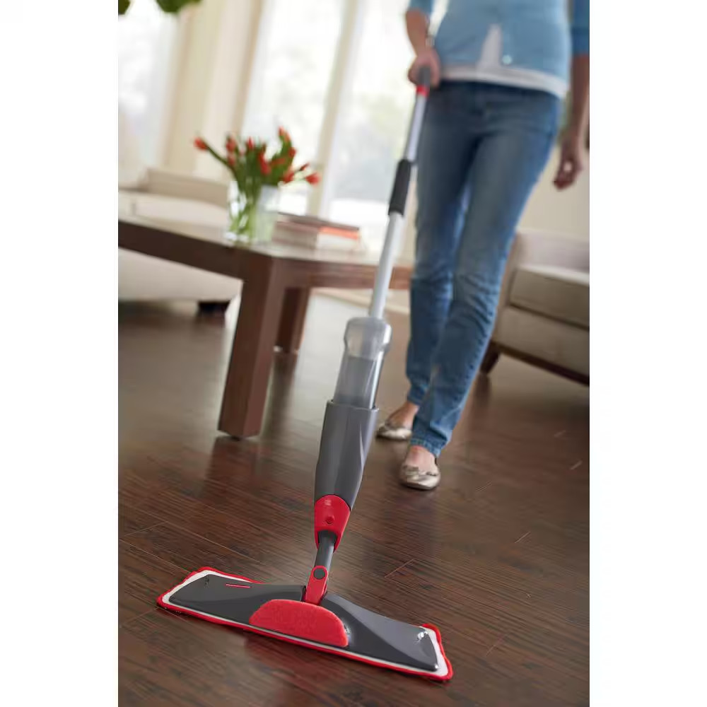 Reveal Floor Spray Mop 14 In. Flat Mop with Microfiber Mop Head
