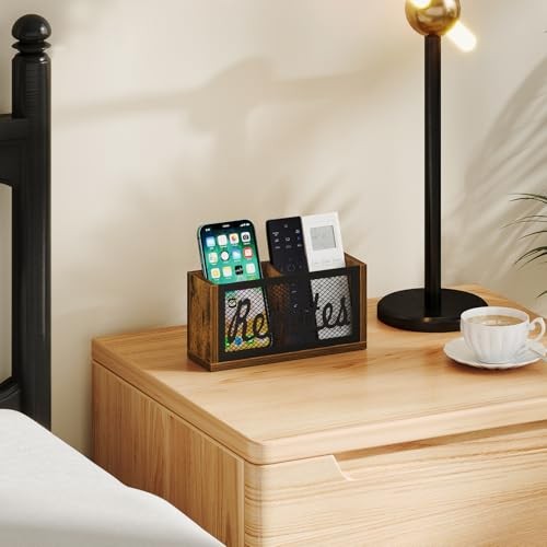 Remote Control Holder Wall Mount, TV Remote Holder for 8.03″x2.48″x3.9″ Brown