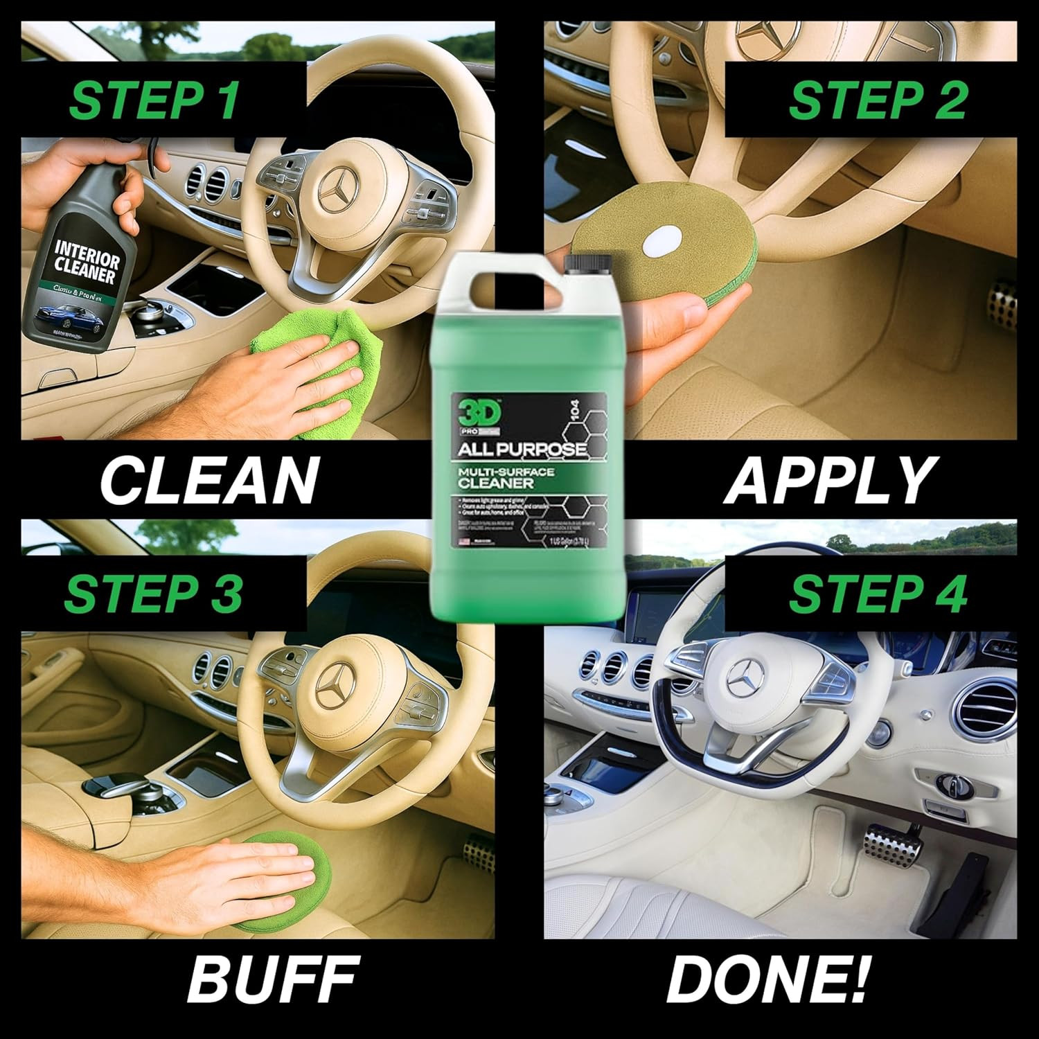 All Purpose Cleaner – High-Performance Interior & Exterior Car Cleaner for Vinyl
