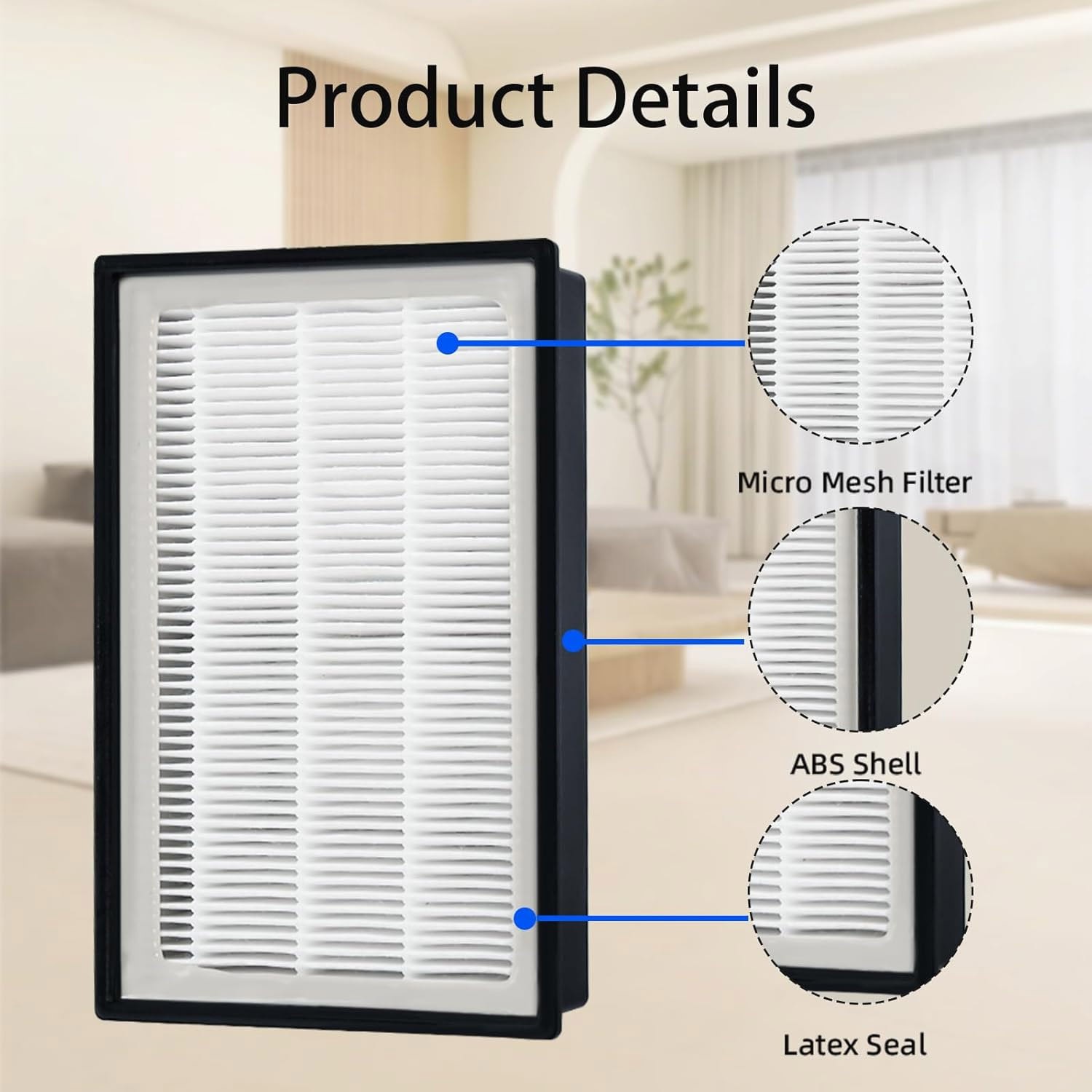 2 Pack For Kenmore EF-9 Hepa Media Exhaust Filter 53296 EF-9