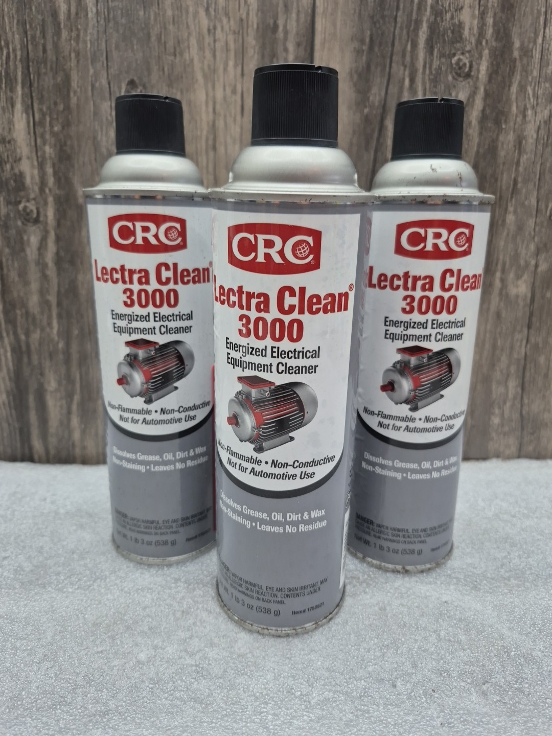 CRC Lectra Clean 3000 Nonflammable Electrical Parts Cleaner 20 oz. (Pack of 3)
