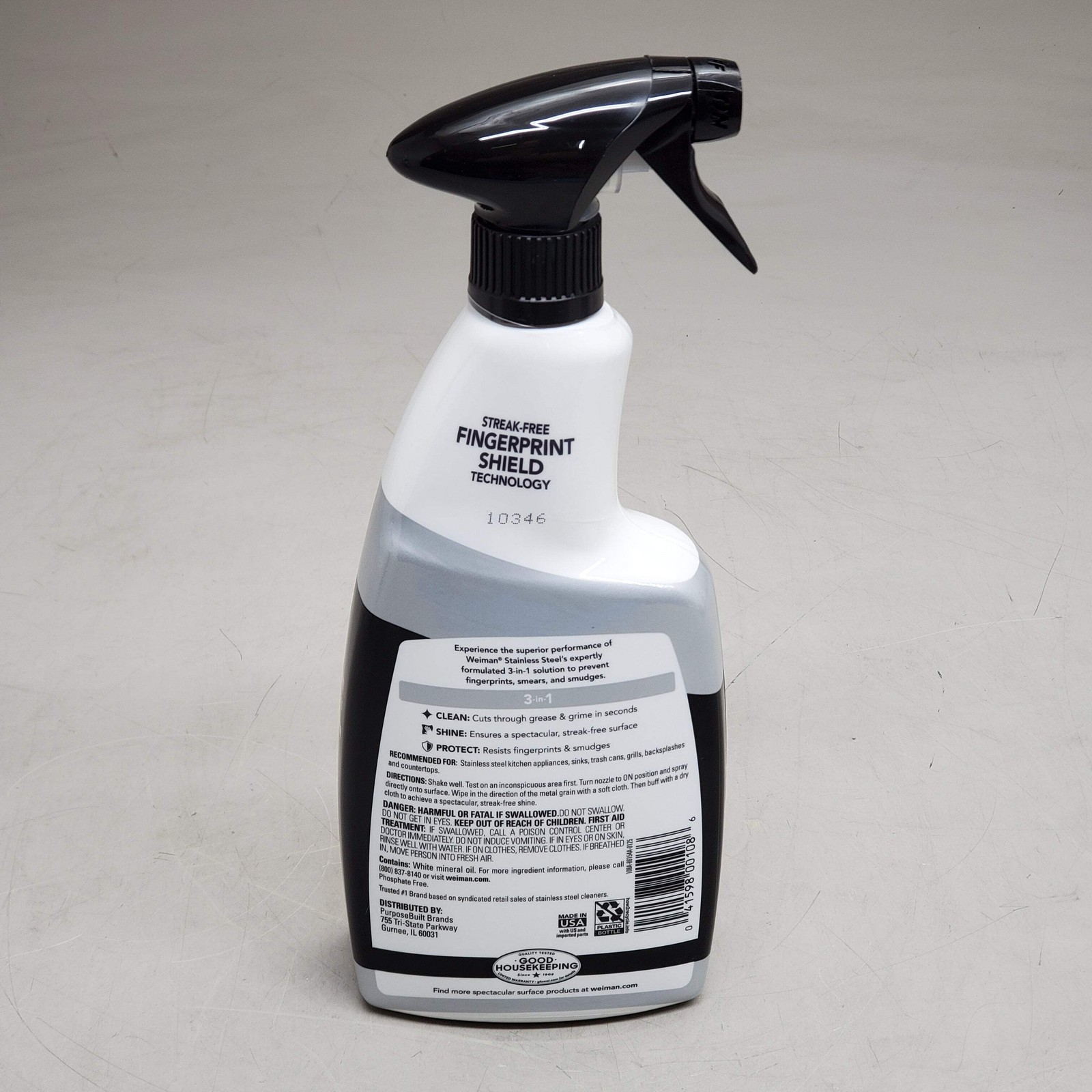 WEIMAN (2 Pack) Stainless Steel 3 in 1 Clean Shine Protect Cleaner 22 fl oz 108A