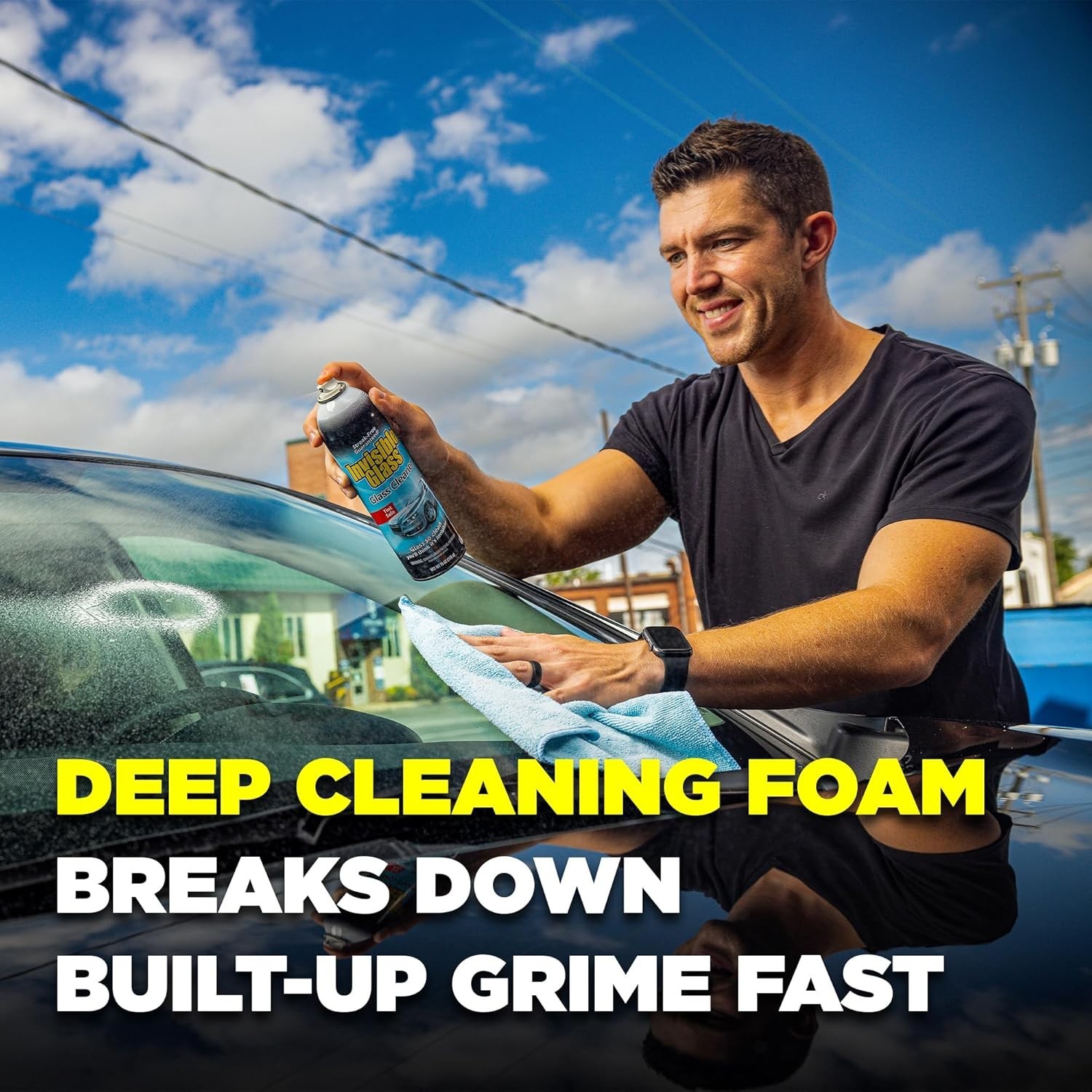 Fast-Acting 19oz Window Cleaner Spray – Streak-Free & Residue Free (Pack of 2)