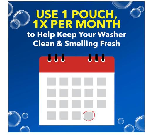 Washing Machine Cleaner with Odor Blasters, 4 Count