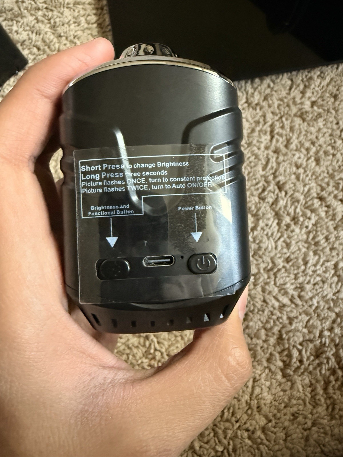 Bobillow Car Star Projector with Smart Air Freshener Diffuser