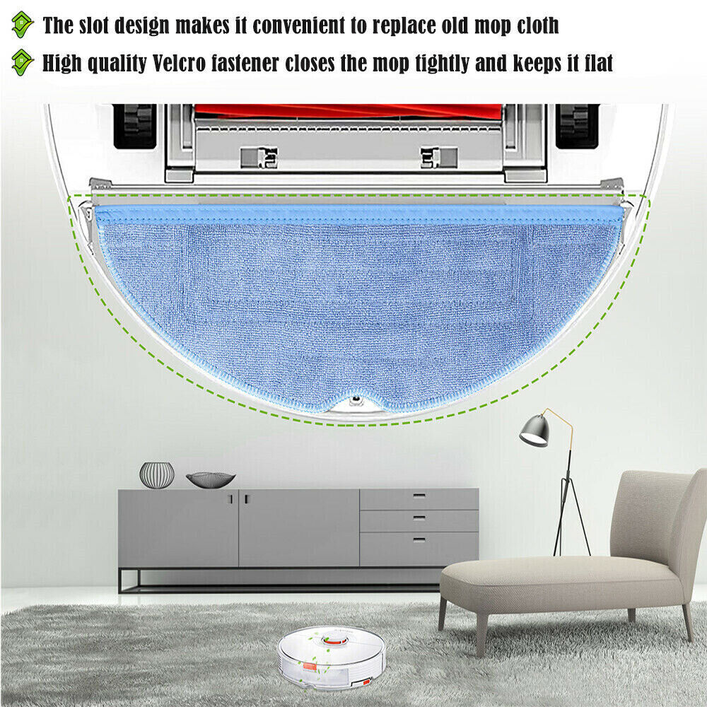 1-20PCS Cleaner Mop Cloth for Xiaomi Roborock T7 T7S Plus S7 S7+, S7 MaxV Ultra