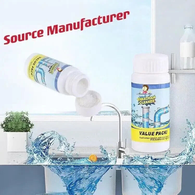 Wild Tornado Powerful Sink & Drain Cleaner High Efficiency Clog Remover & Clean