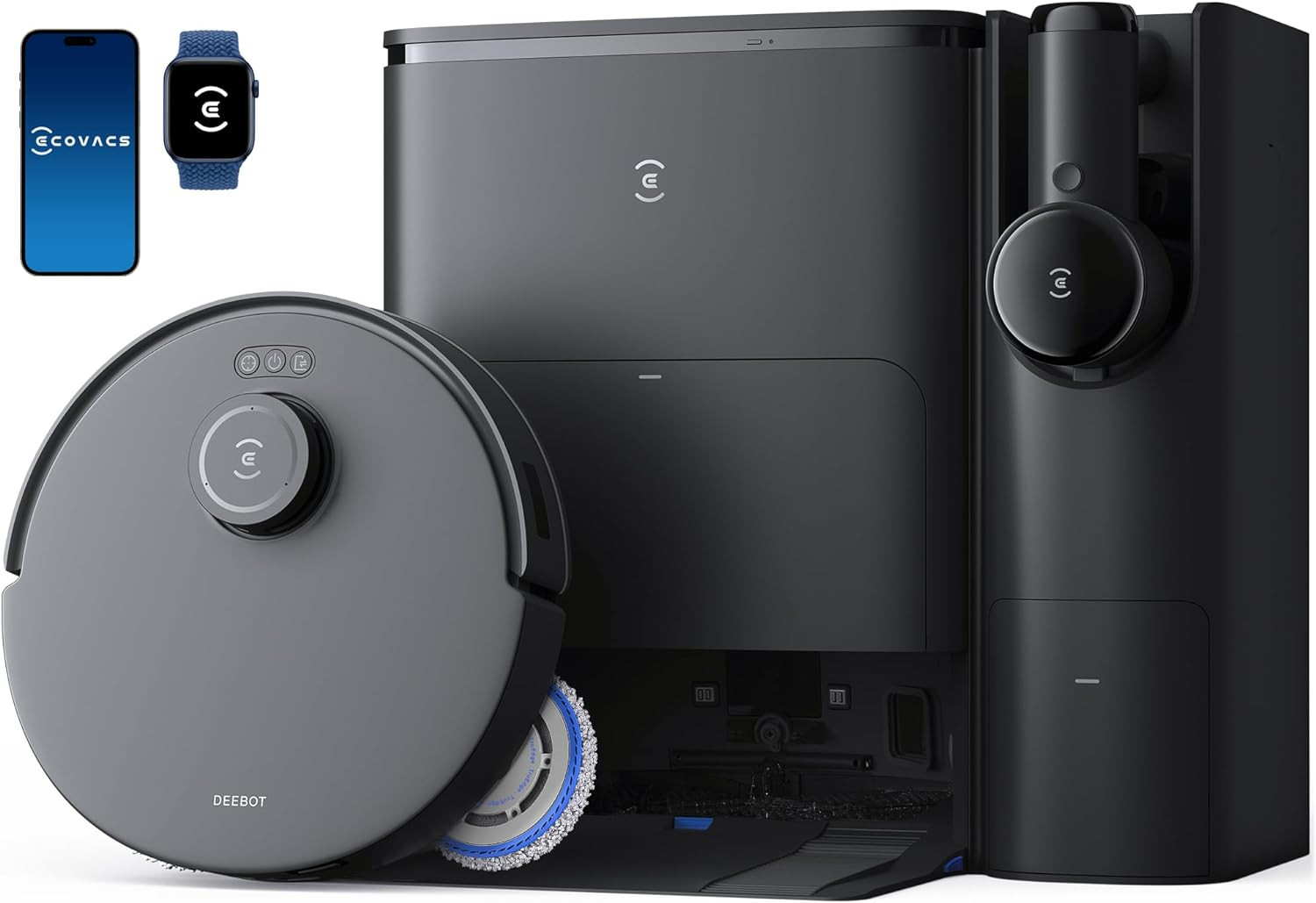 DEEBOT T30S Combo Robot Vacuum and Mop, All-In-One Cleaning Hub, 11000Pa, Zerota