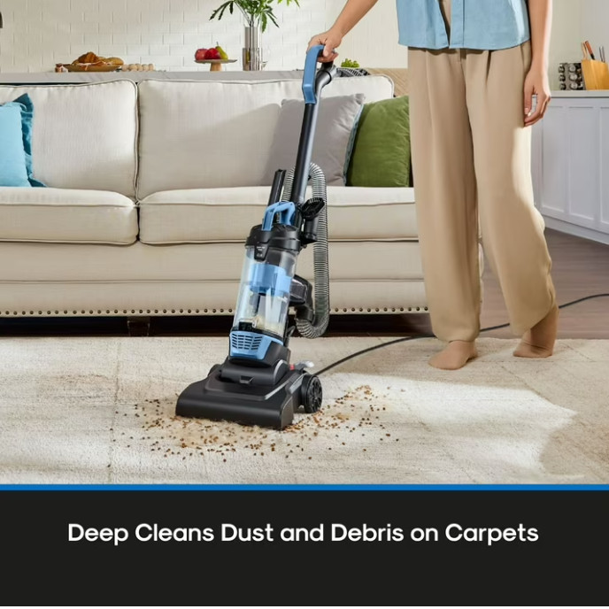 Mainstays Lightweight Bagless Upright Vacuum Cleaner with Brush and Crevice Tool
