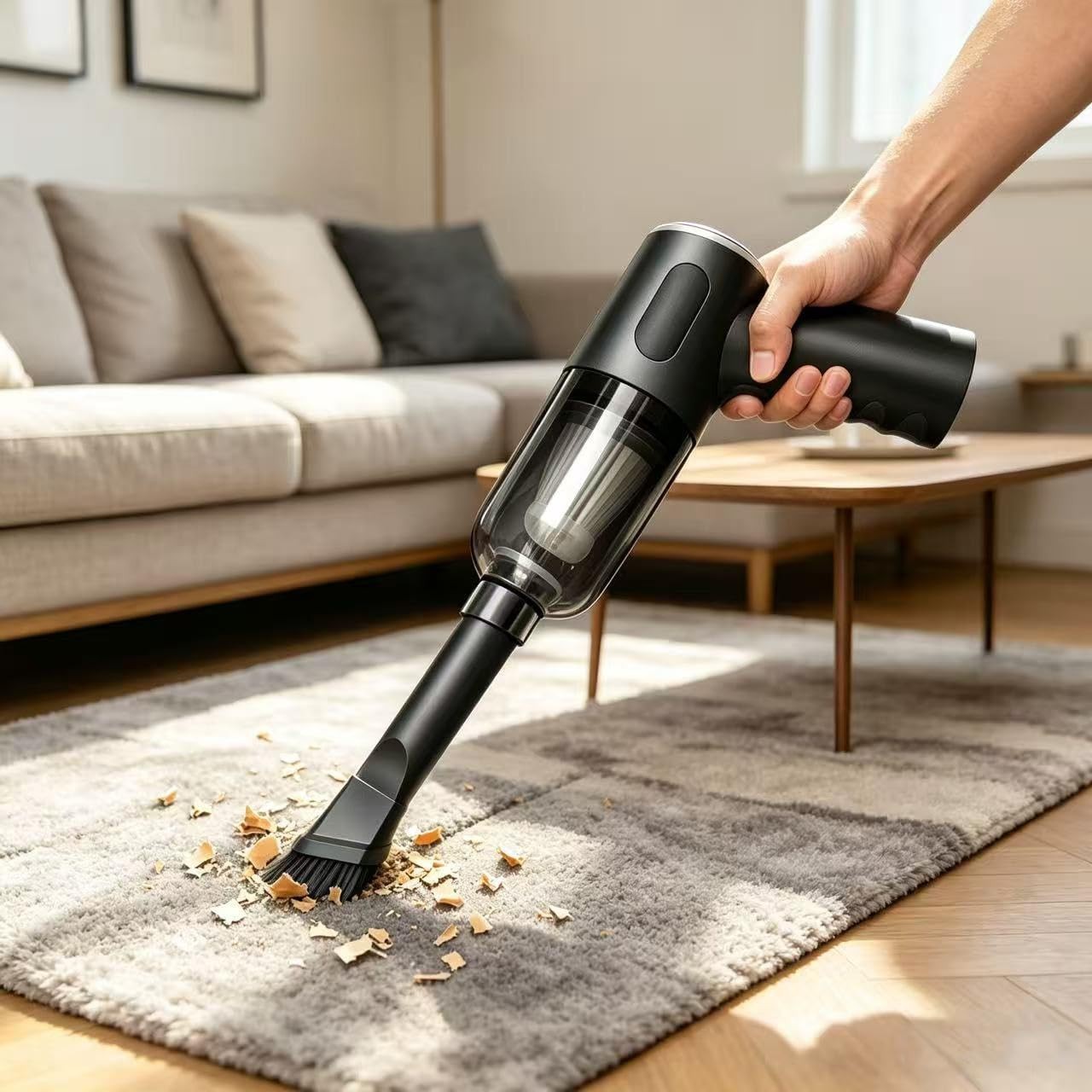 Compressed Air Duster Wireless Handheld Car Vacuum Cleaner, Air Blower 3 in 1…