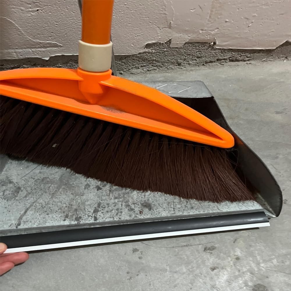 6 Pcs Dustpan Edge Replacement 26cm Garbage Shovel Rubber Lip Strip Dustpan