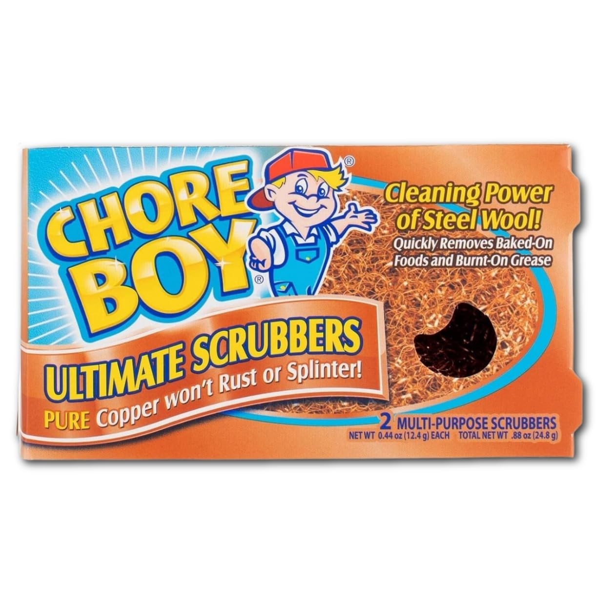 Copper Scouring Pad-2ct