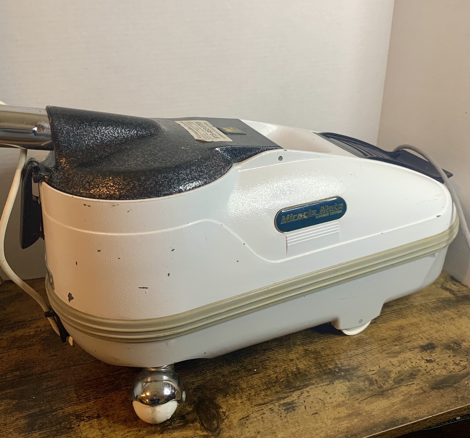 Miracle Mate Platinum Canister Vacuum Complete Set W 24 Bags + 2 Adapters Works!