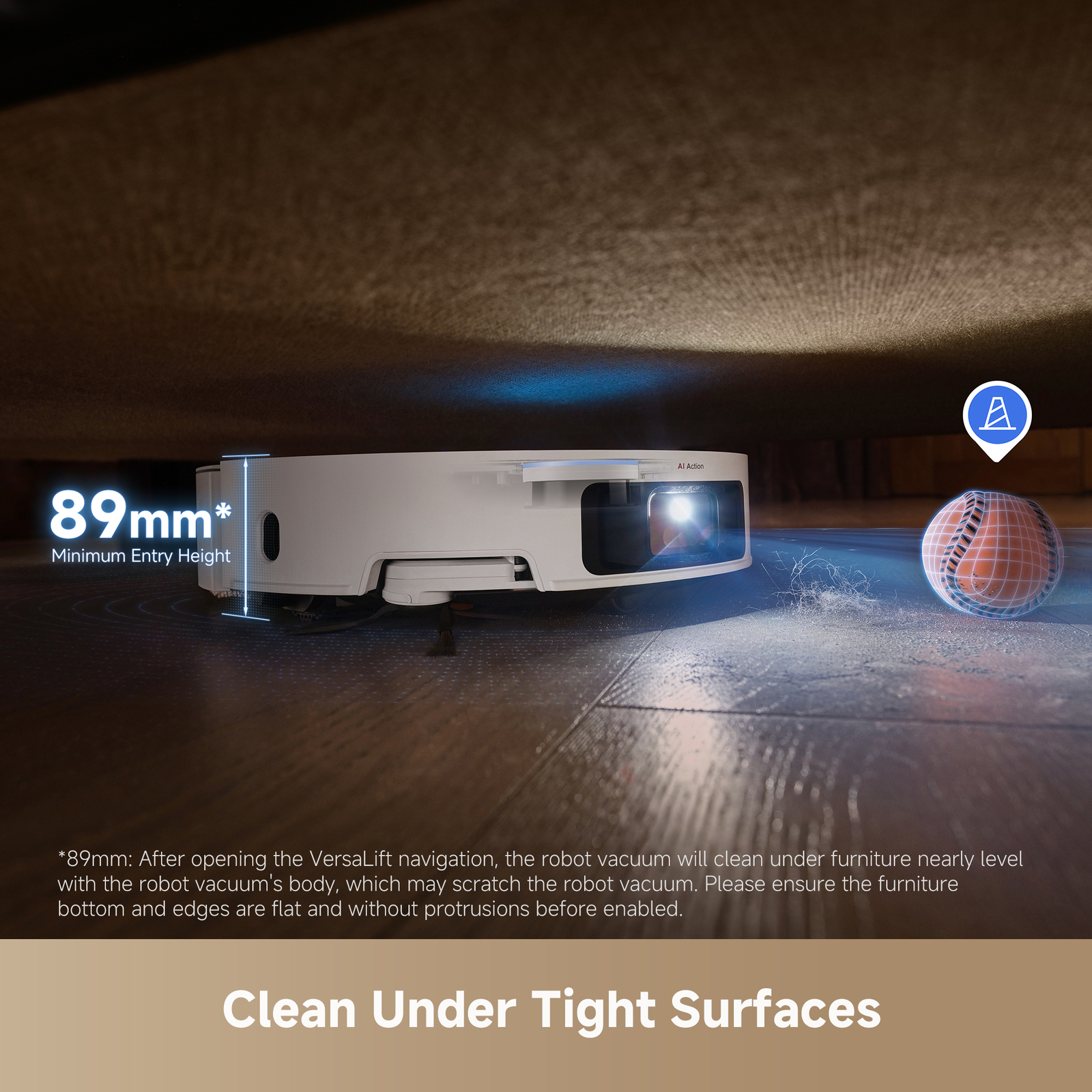 DREAME X50 Ultra White Robot Vacuum Mop 20,000Pa Suction｜Certified Refurbished