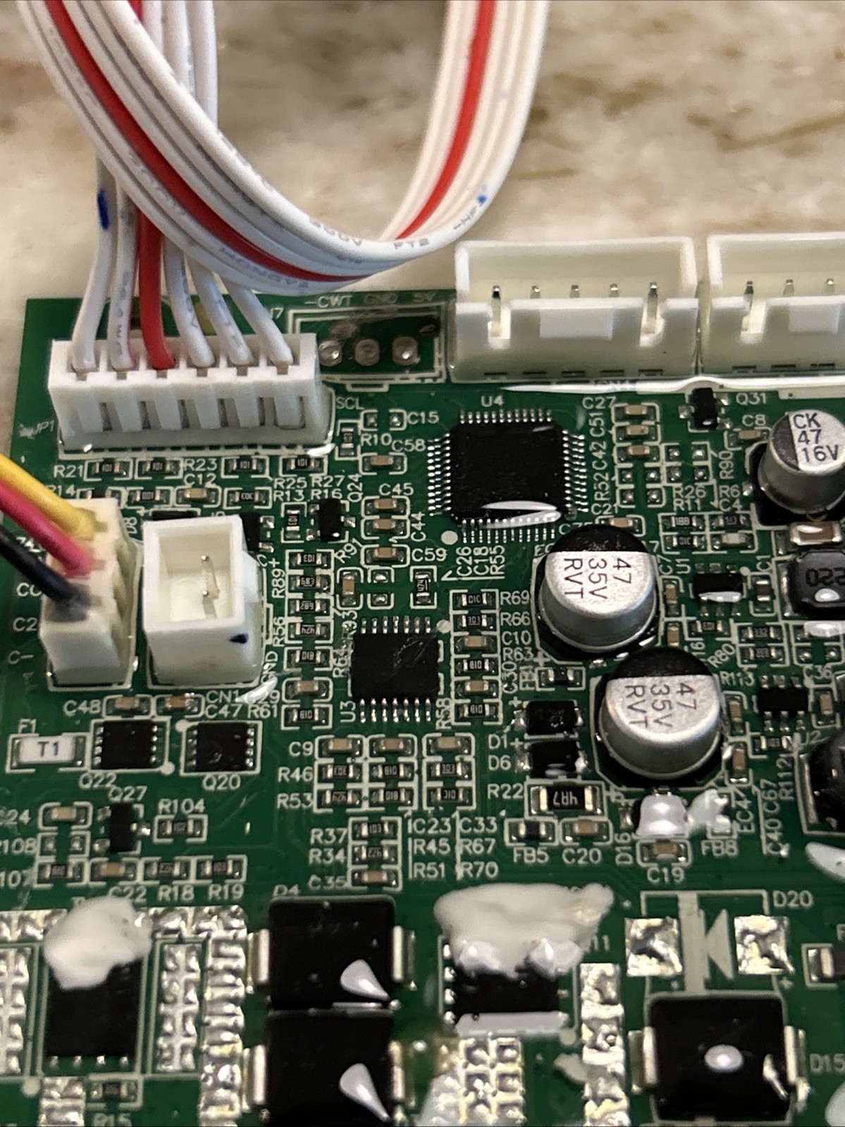 Shark HydroVac Cordless XL 3-in-1 Vacuum WD200 WD201 PCB Circuit Board Assembly.