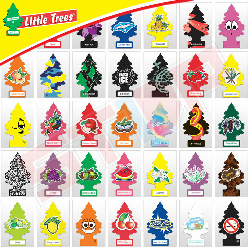 Little Trees Air Freshener Car Home Office Air Freshener (3 Pack) Every Scent