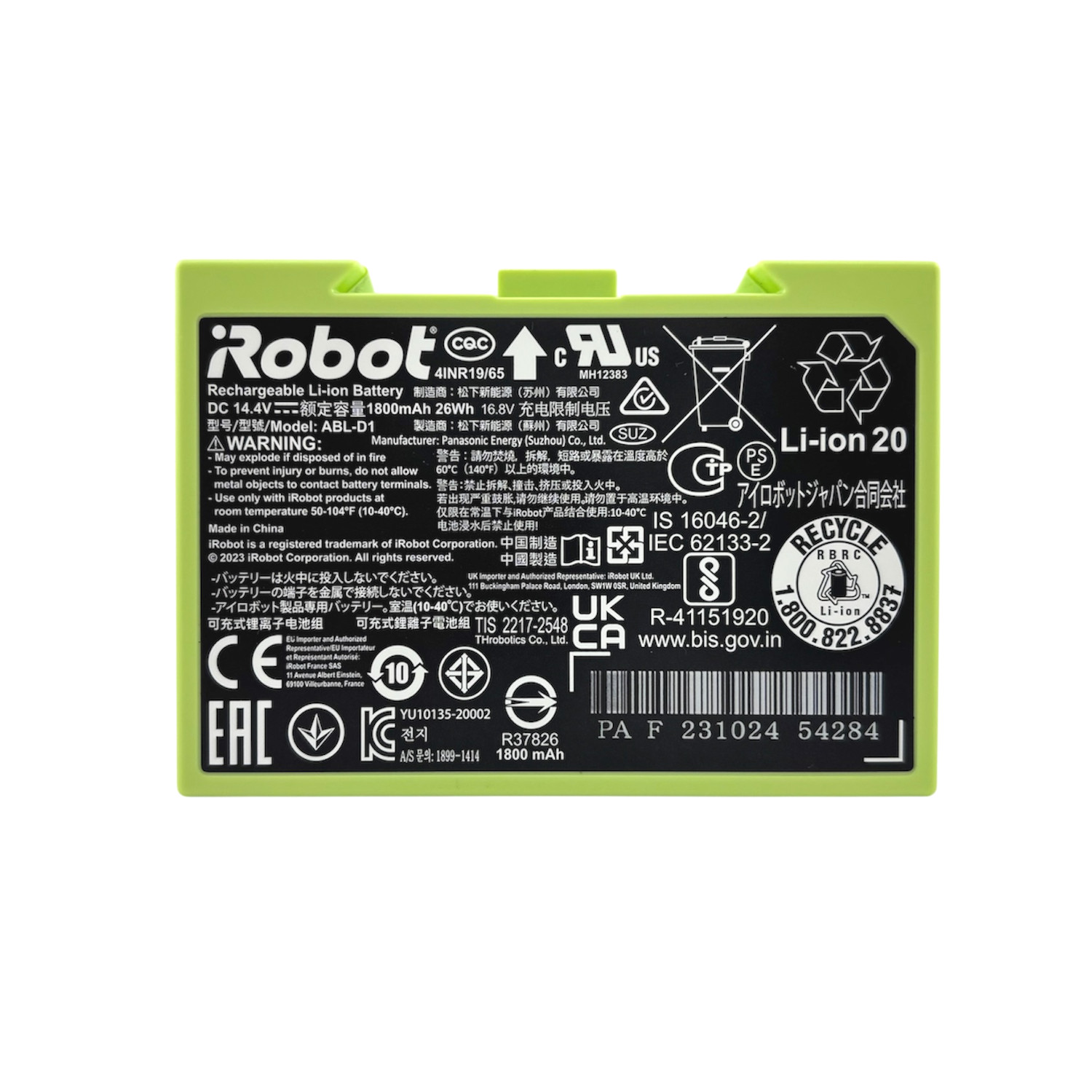 New Original iRobot Roomba j7 j7+ / Plus Rechargeable Lithium Ion Battery ABL-D1