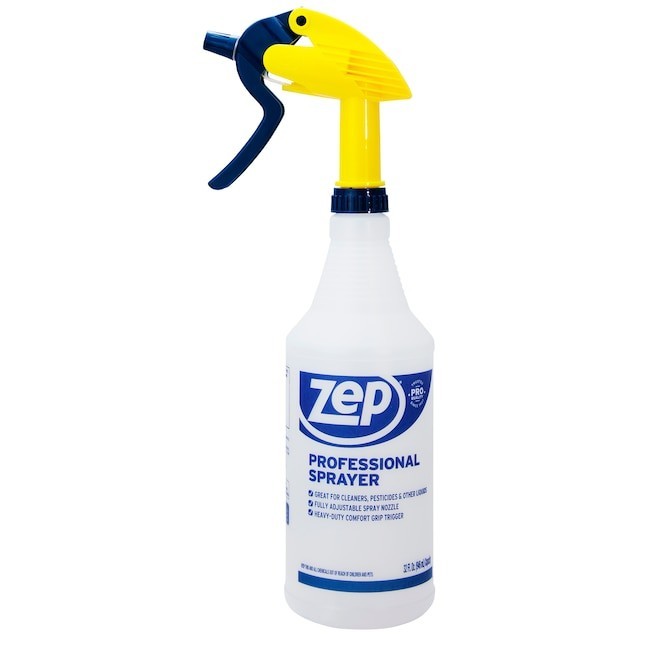 Zep Professional Cleaning Spray Bottle 32 oz Heavy Duty Adjustable Nozzle
