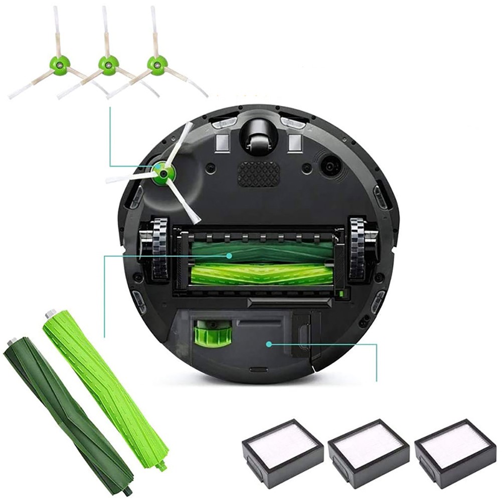 Replacement Parts – For iRobot Roomba E & I S J Series i8 i7+/Plus e6 e7 s9 j9+