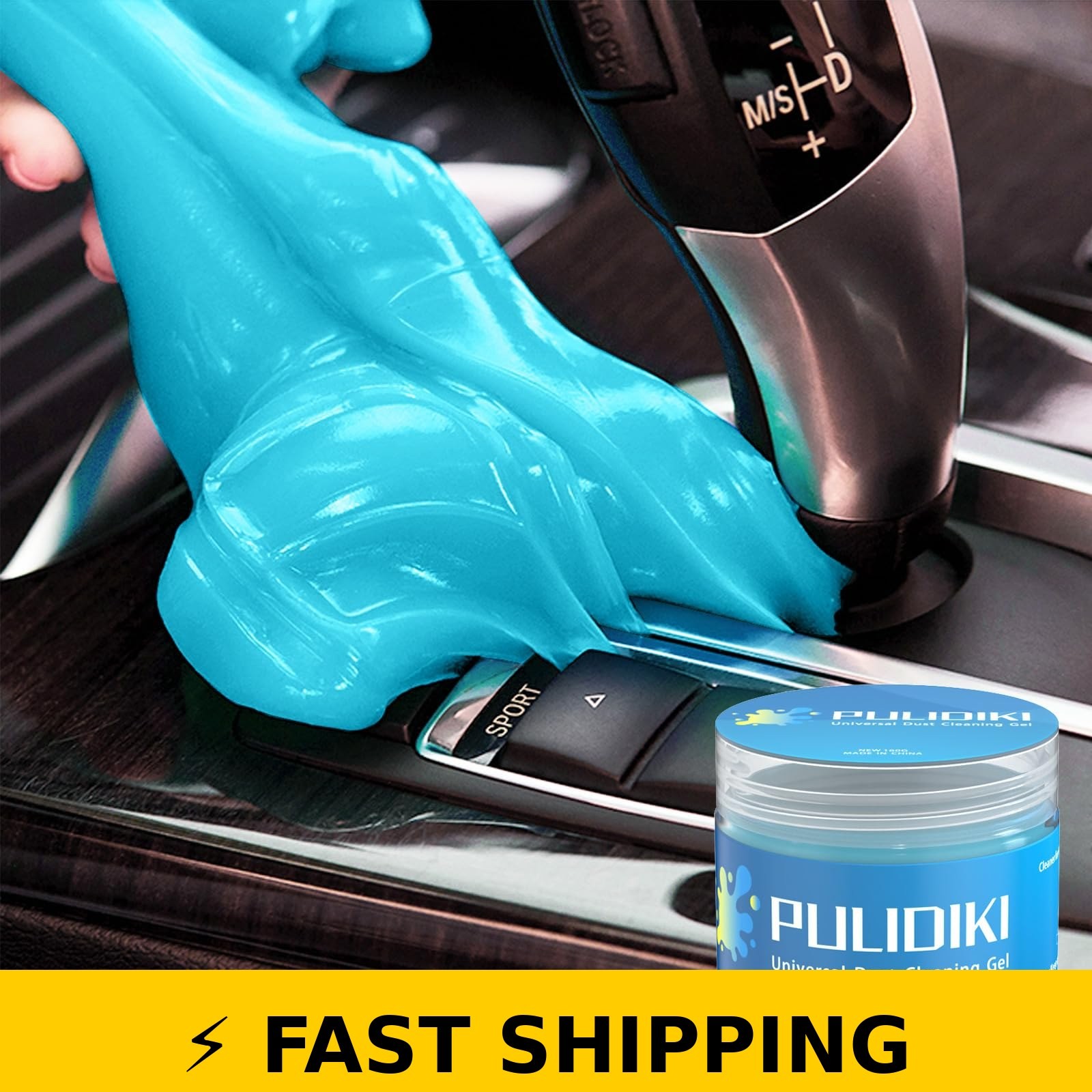 PULIDIKI Car Cleaning Gel Slime – Interior Cleaner for Auto Detailing
