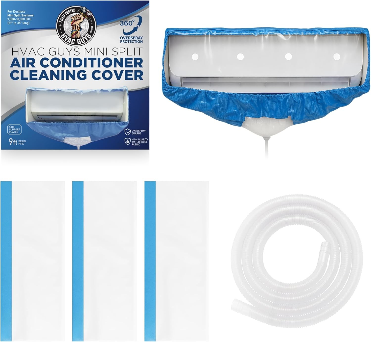 Kit de Bolsa de Limpieza para Mini Split de HVAC Guys | Funda de Limpieza para A