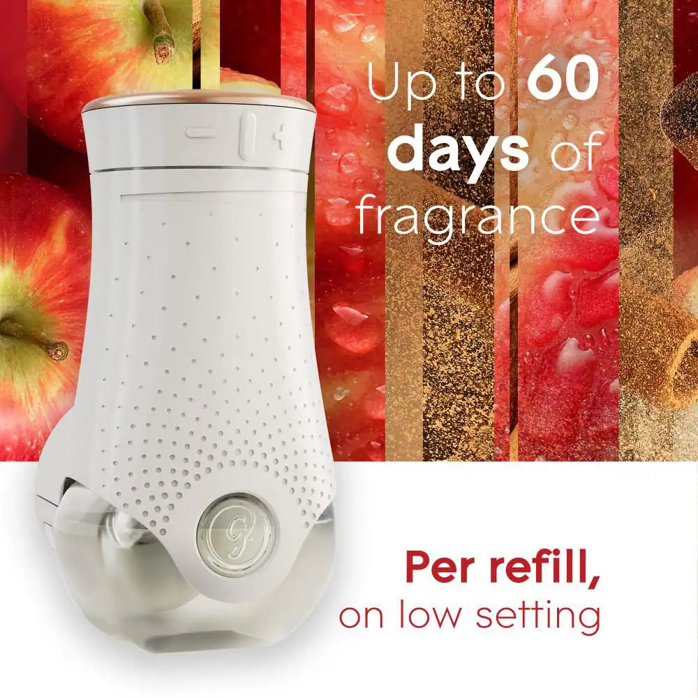 3.35 Fl. Oz. Apple Cinnamon Scented Oil Plug-In Air Freshener Refill (5-Count)