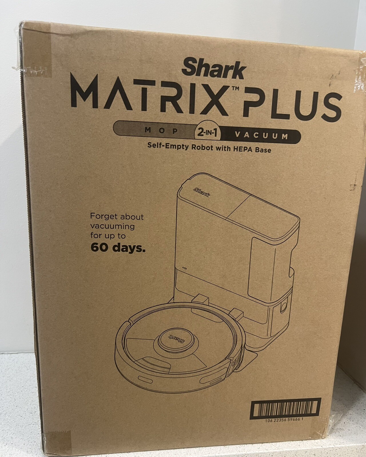 Shark Matrix Plus 2in1 Robot Vacuum and Mop -Self Empty Robot With Hepa Base
