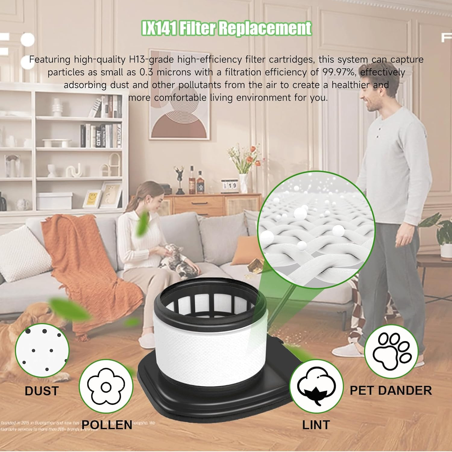 IX141 Replacement Filter for Shark Rocket Pro IX140 IX141 IX142 IZ140 IZ140C IZ1