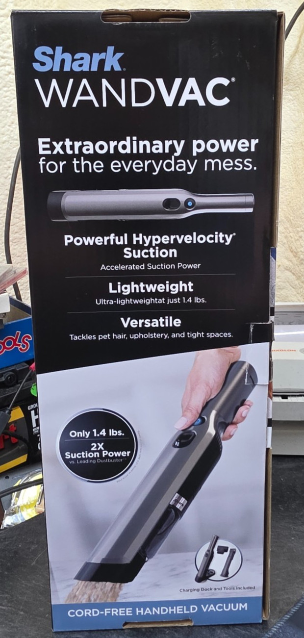 Shark WV201 WANDVAC Cordless Hand Vacuum Lightweight 1.4 lbs *NEW*