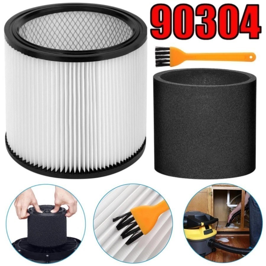 Wet/Dry Cartridge Filter For Shop-Vac Vacuum Cleaner Accessories 90304 90585 Kit