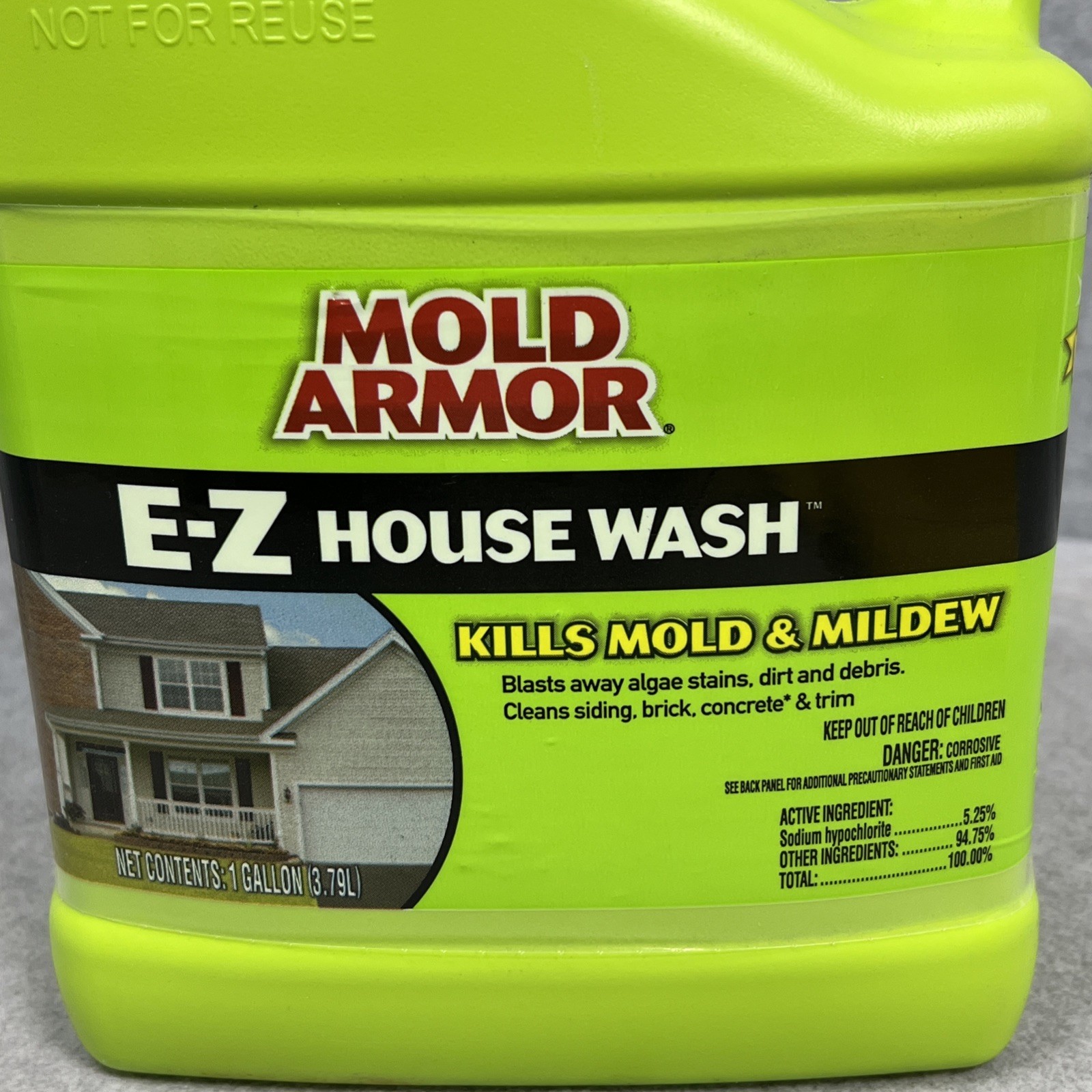 Mold Armor E-Z House Wash – Kills and Mildew- 1 Gallon (Pack of 1) New