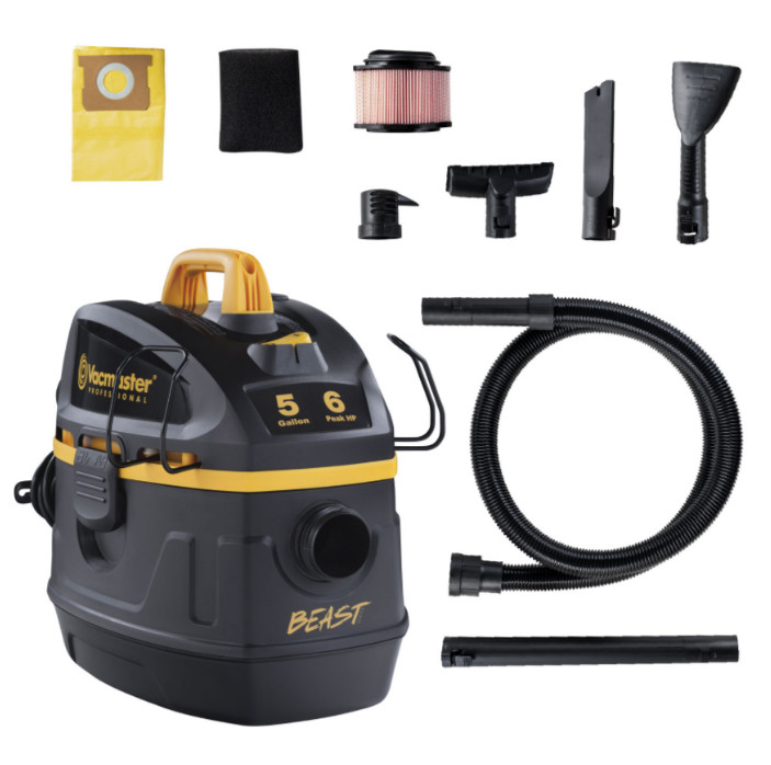 Vacmaster VFB511B 0202 Professional Beast Series Wet/Dry Vacuum, 5GAL New in box