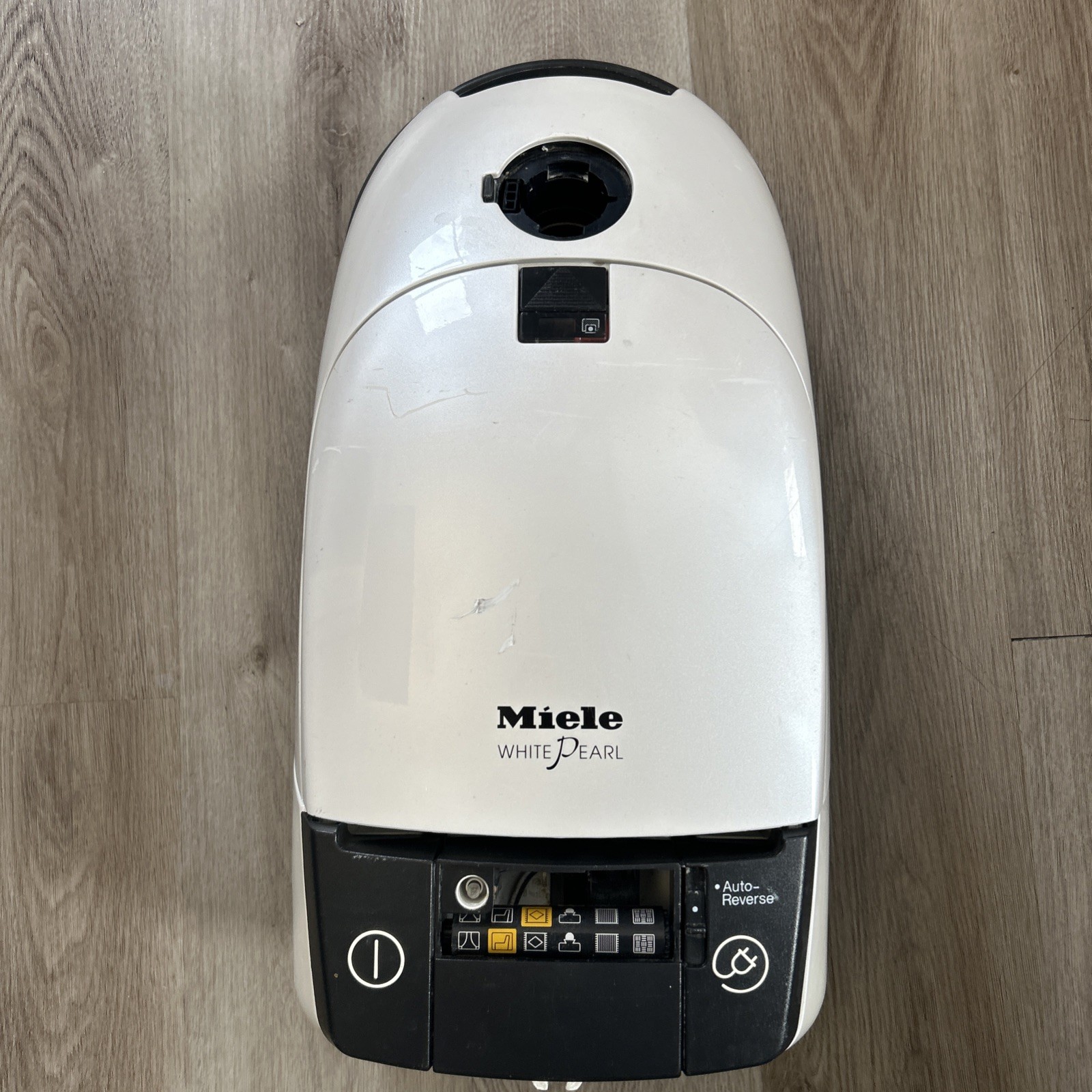 Miele White Pearl Canister Vacuum Motor Body Only Model S 4341 Tested Works READ