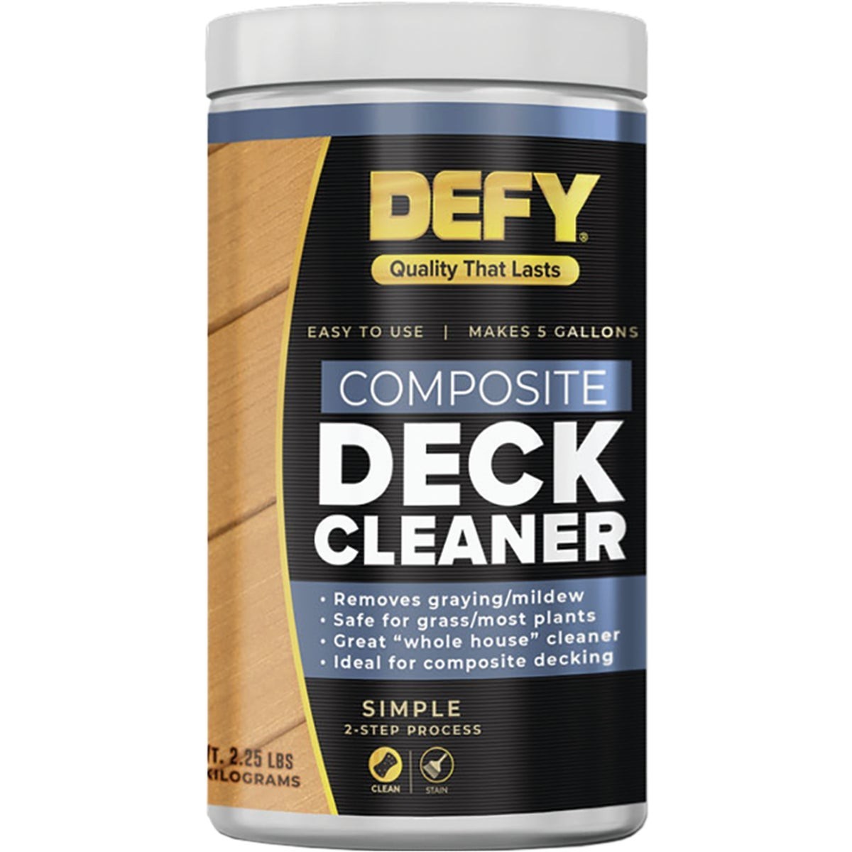 DEFY 2.25 Lb. Composite Deck Cleaner 300417 DEFY 300417 709057322256