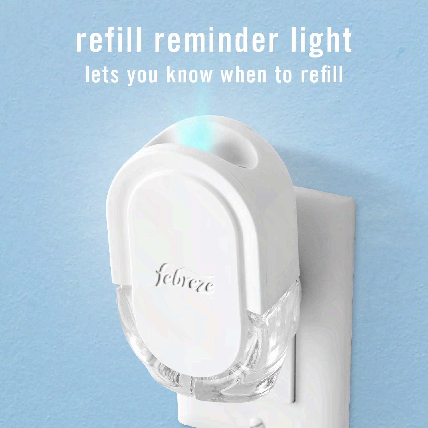 Febreze Plug In Air Freshener Scented Oil Refill Linen & Sky, 8 Count