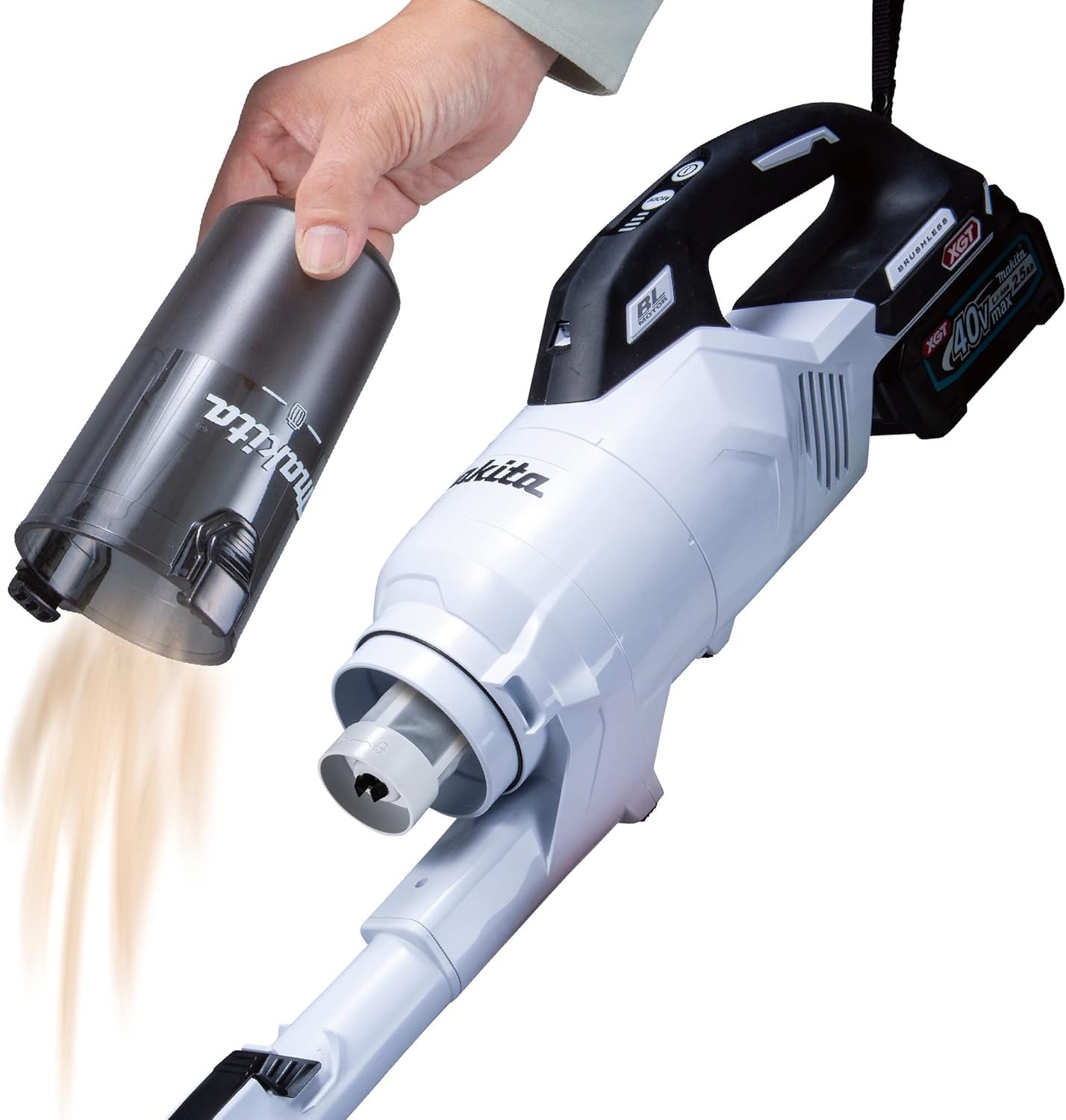 Makita CL003GZW Vacuum Cleaner 40V max XGT Brushless Cordless White Tool Only