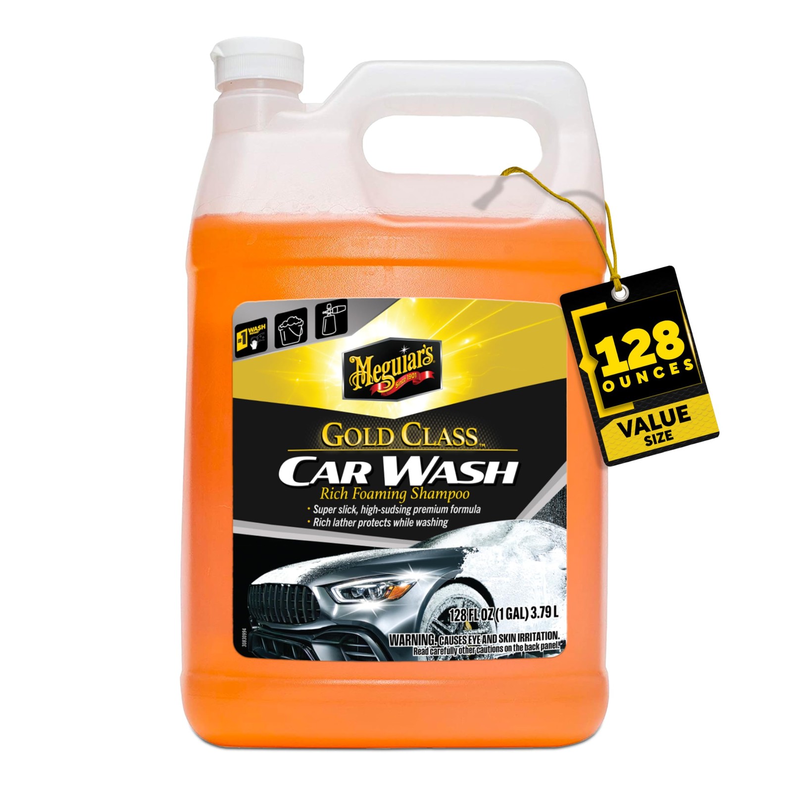 Gold Class Car Wash – Premium Foaming Car Wash Soap, High Gloss Finish, Safe …