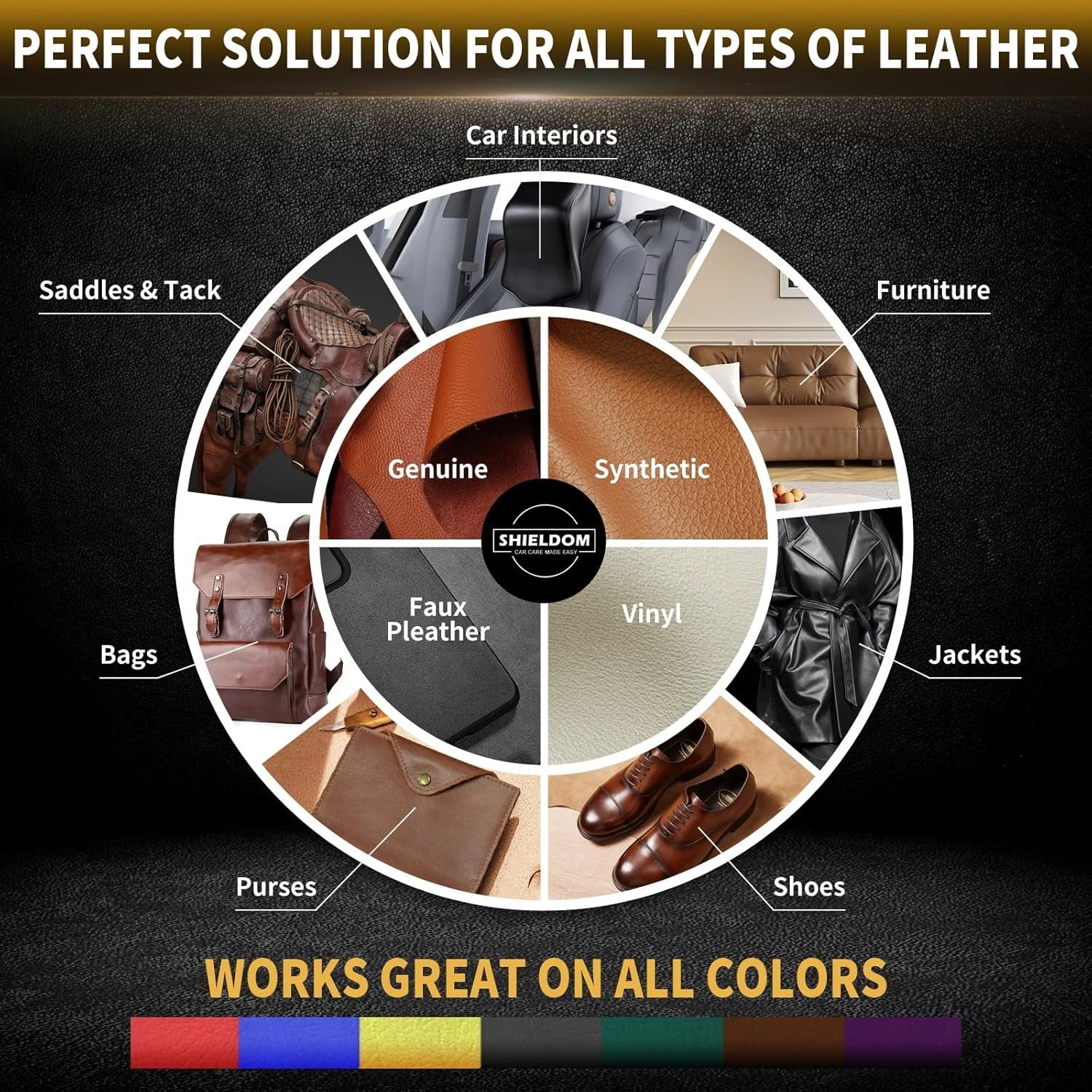 Leather Cleaner and Conditioner Kit for Luxurious Care—5 Essential Items