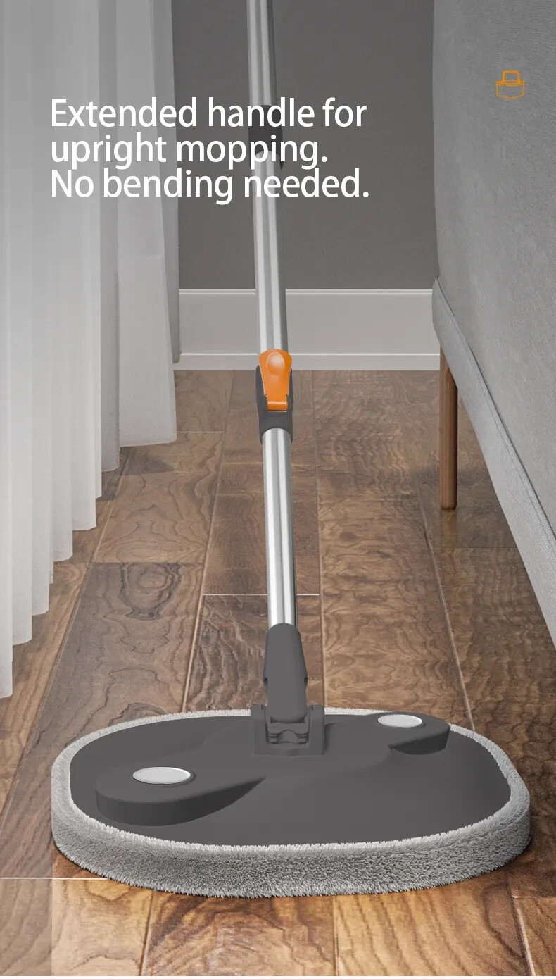 2025 new design Spin Mop and Bucket Set with Separate Clean & Dirty Water Tanks