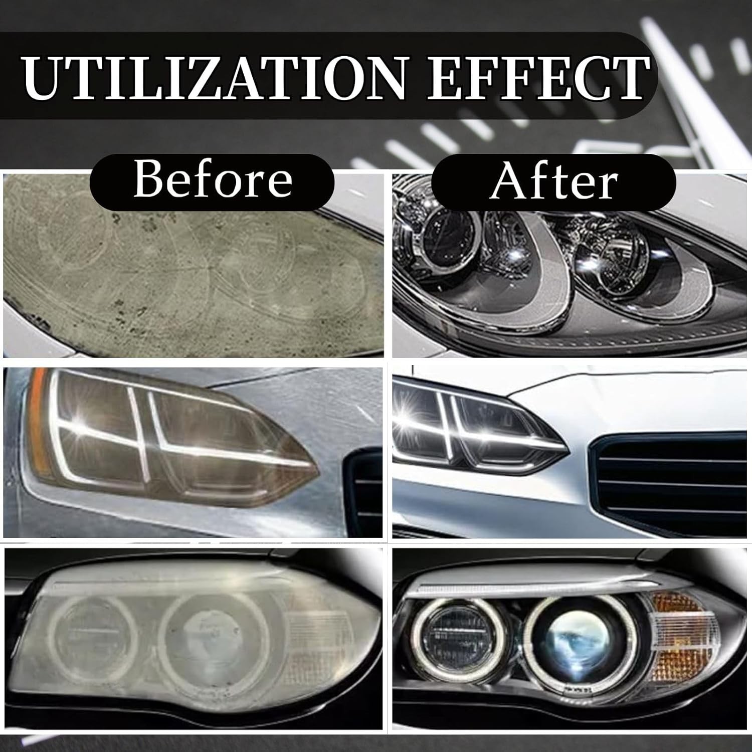 Automotive Headlamp Restoration Fluid Kit, 2025 New Automotive Headlamp Restorat