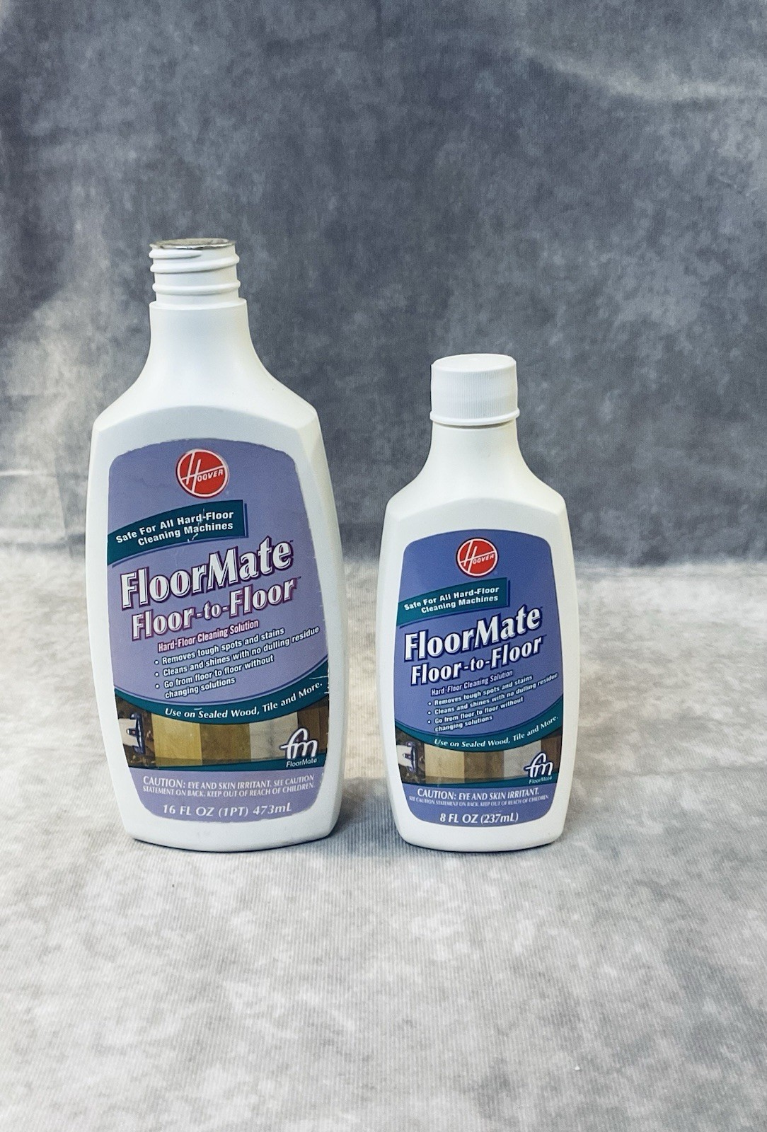 HOOVER FLOOR MATE FLOOR-TO-FLOOR HARD FLOOR CLEANING SOLUTION 8 FL OZ & 16 FL OZ