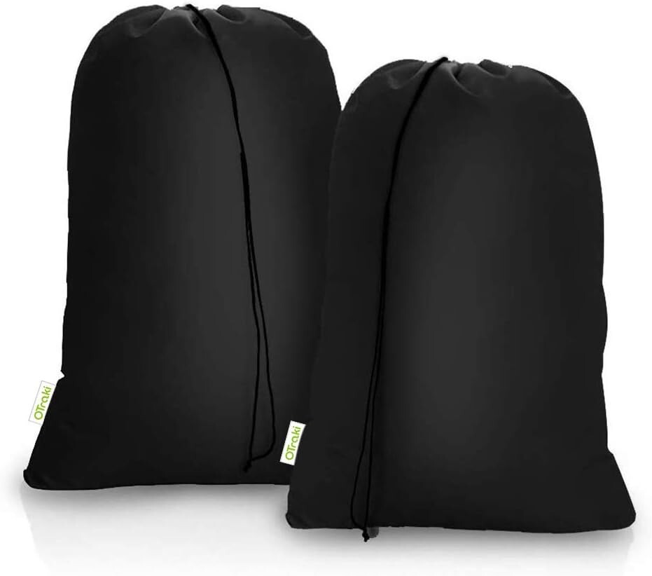 Paquete de 2 bolsas de lavandería grandes y resistentes de 28 x 45 pulgadas