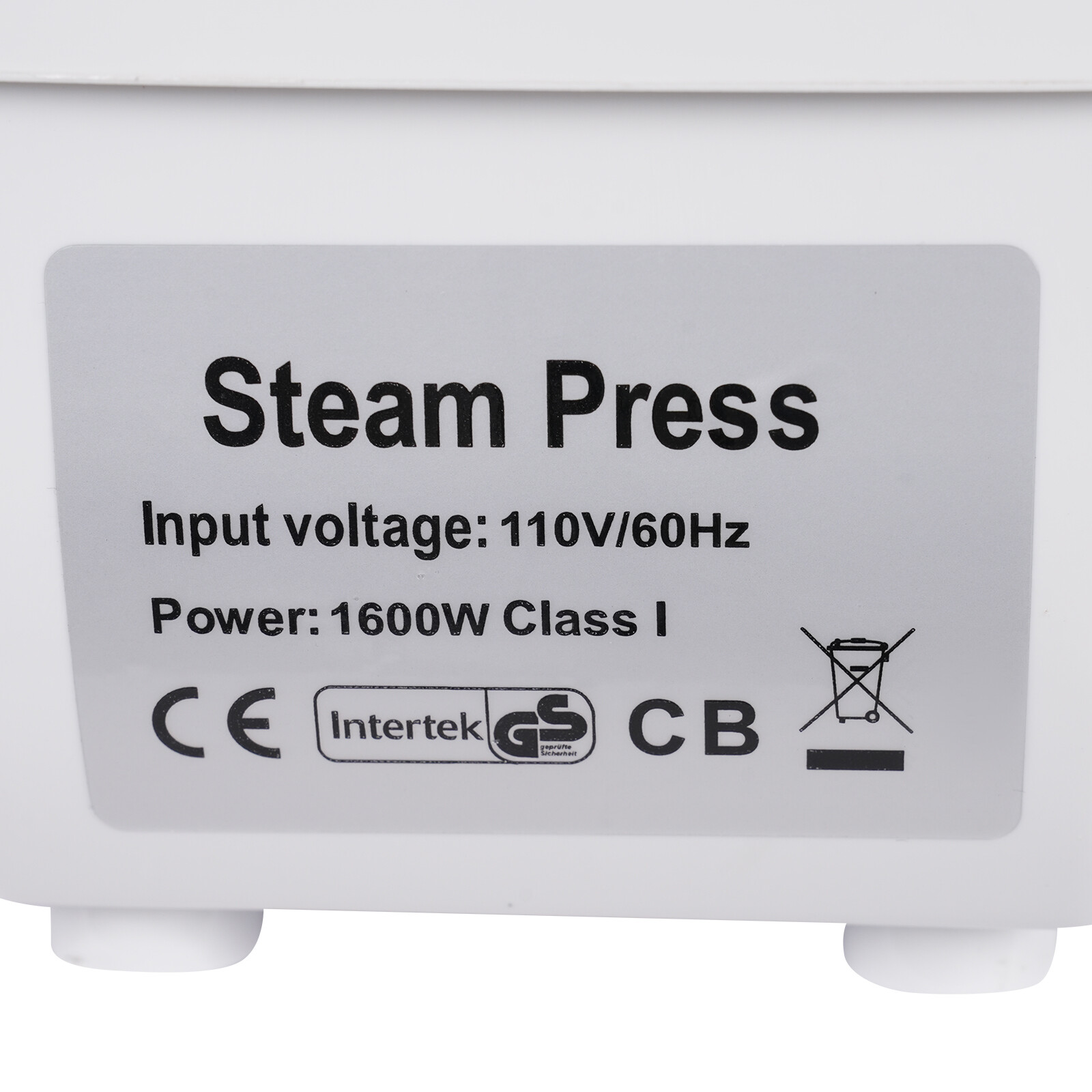 Intelligent Steam Press with Touch Screen, 5 Fabric Modes, 1600W Power