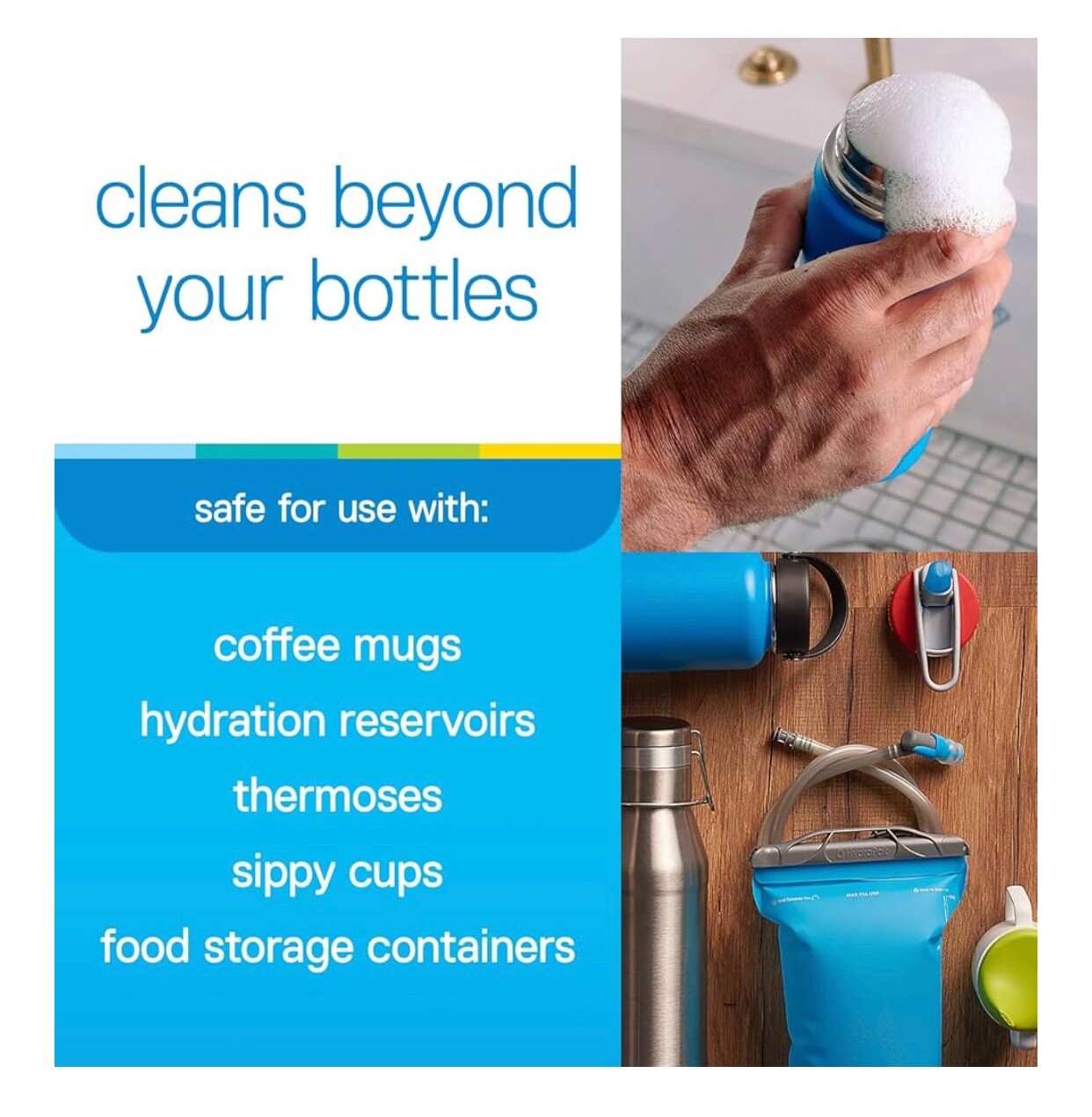 Bottle Bright – Clean Stainless Steel, Thermos, Tumbler, Insulated and Reusable
