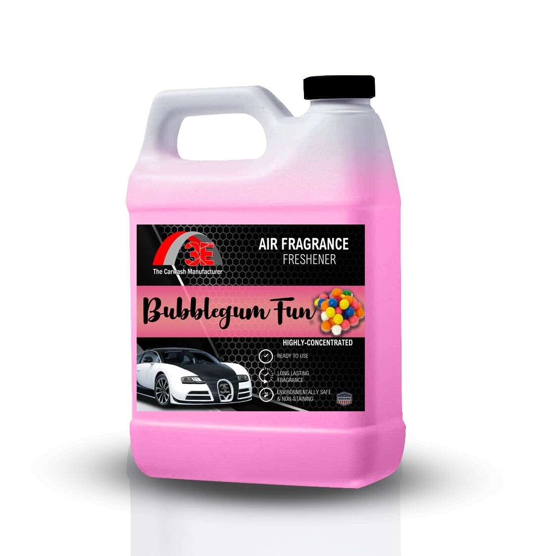 3E Bubble gum Fun 64 fl oz Air Freshener Odor Eliminator, Half Gal FREE SHIPPING