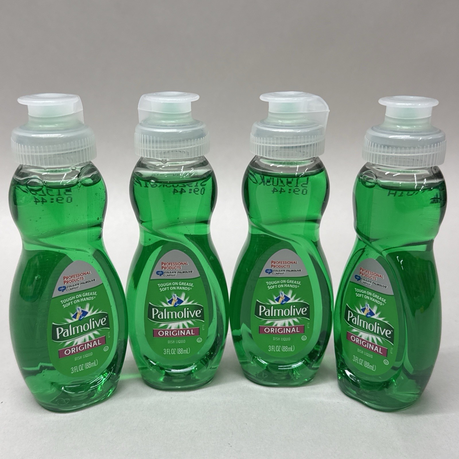 Lot Of 4! PALMOLIVE Travel Size Liquid DISH SOAP 3 oz each Camping RV Travel