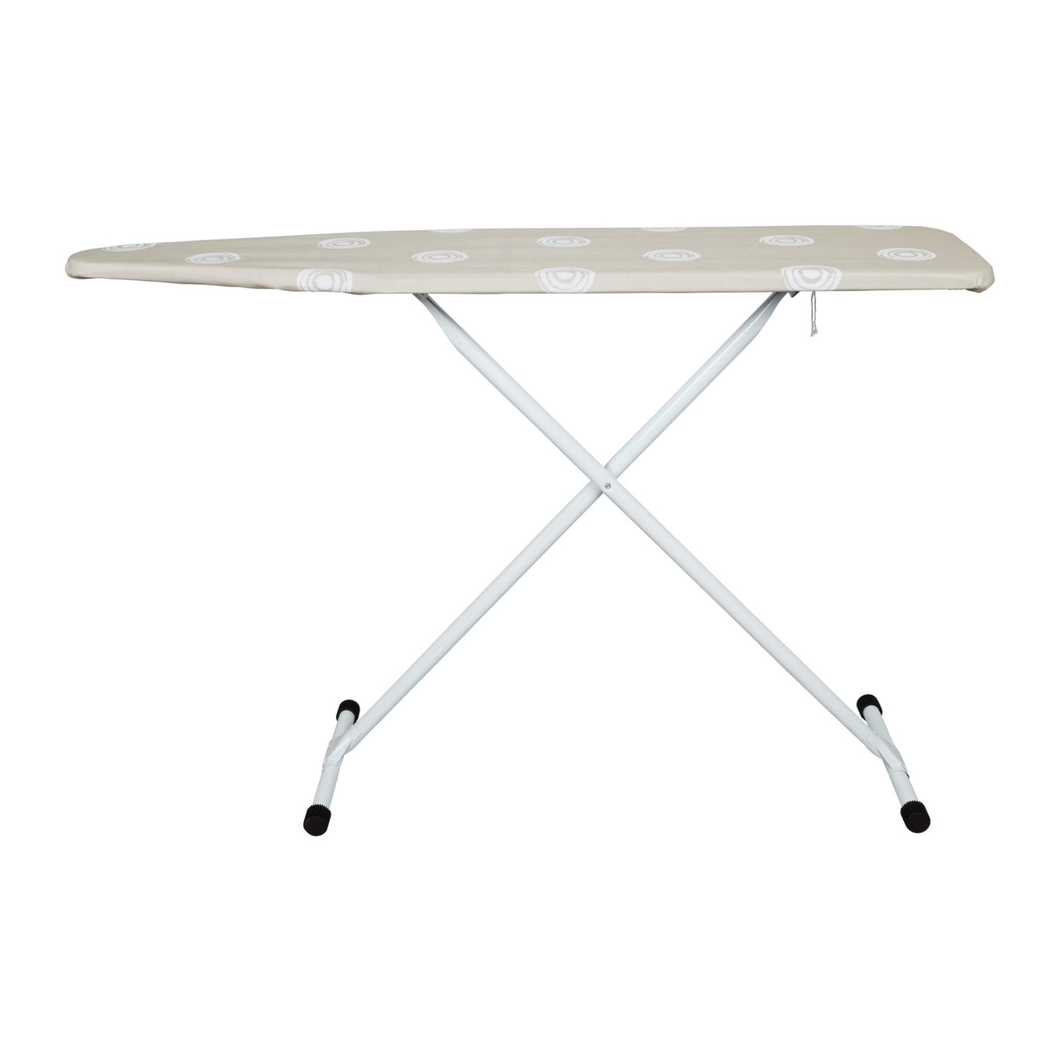 Mainstays 53″ x 14″ T-Leg Ironing Board Adjustable Steel Frame Beige Cover